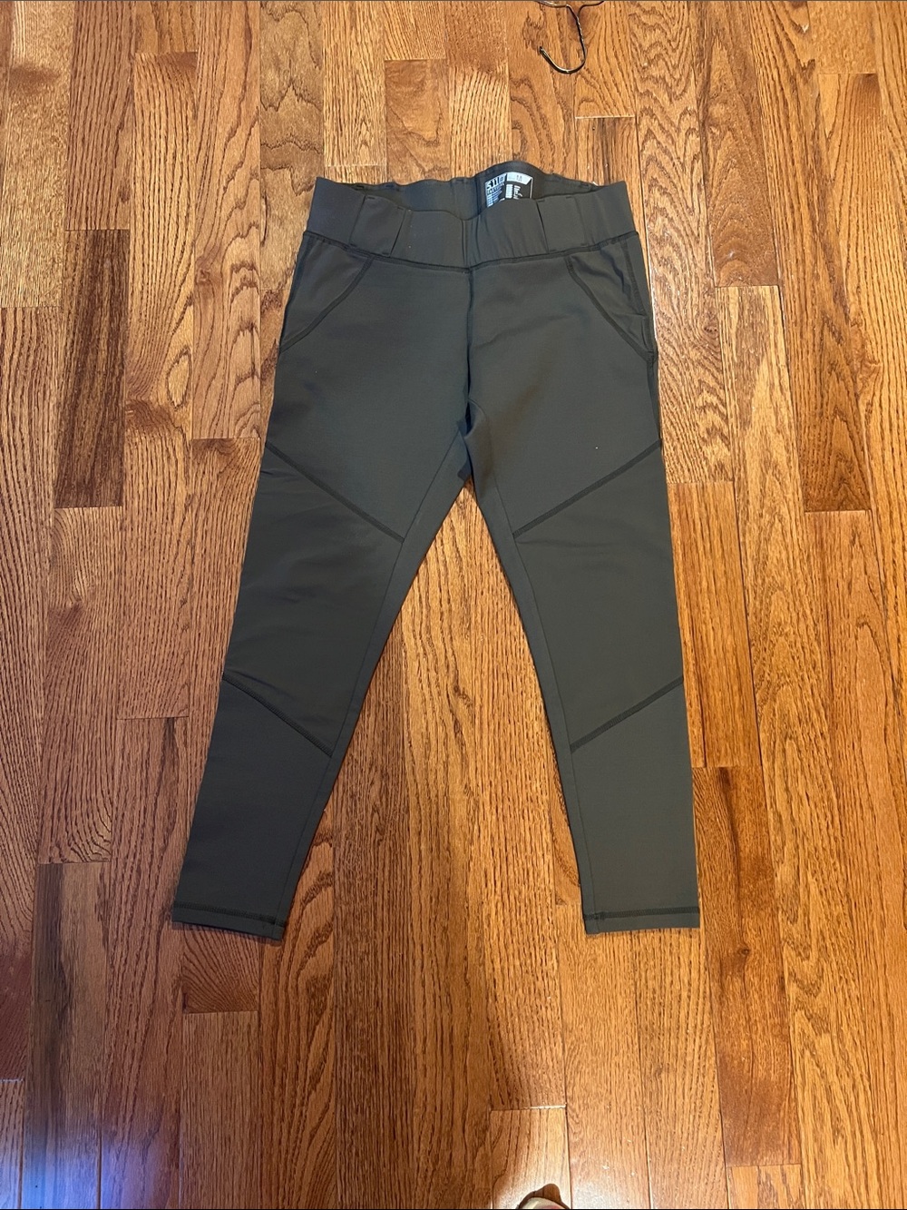 5.11 Tactical Olive Leggings with Panel Stitching